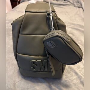 NWT Steve Madden BJSYAA 2 Sling Crossbody/Bookbag & Coin Purse; Juniper